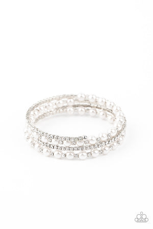 Starry Strut - White Paparazzi Accessories