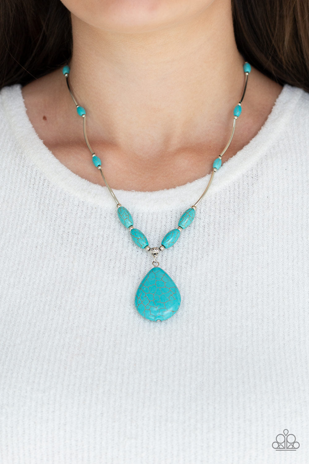 Explore The Elements - Blue Paparazzi Accessories