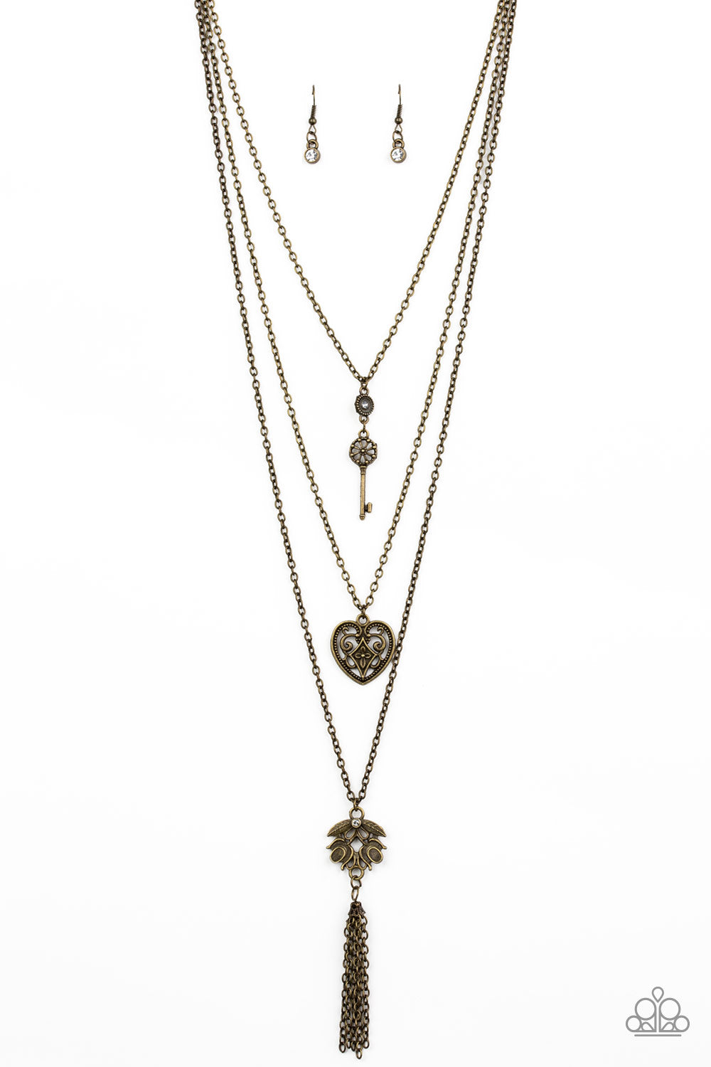 Love Opens All Doors - Brass Paparazzi Accessories