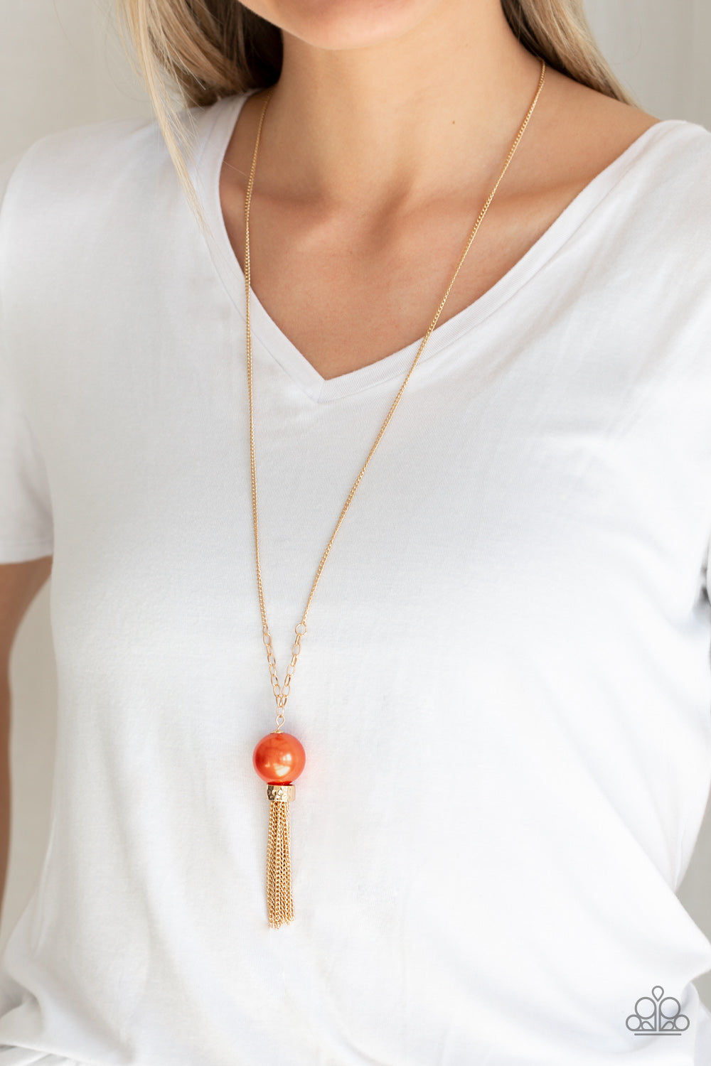 Belle of the BALLROOM - Orange Paparazzi Accessories