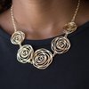 Paparazzi Rosy Rosette - Gold