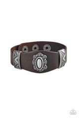 Paparazzi Accessories Western Romance - Brown