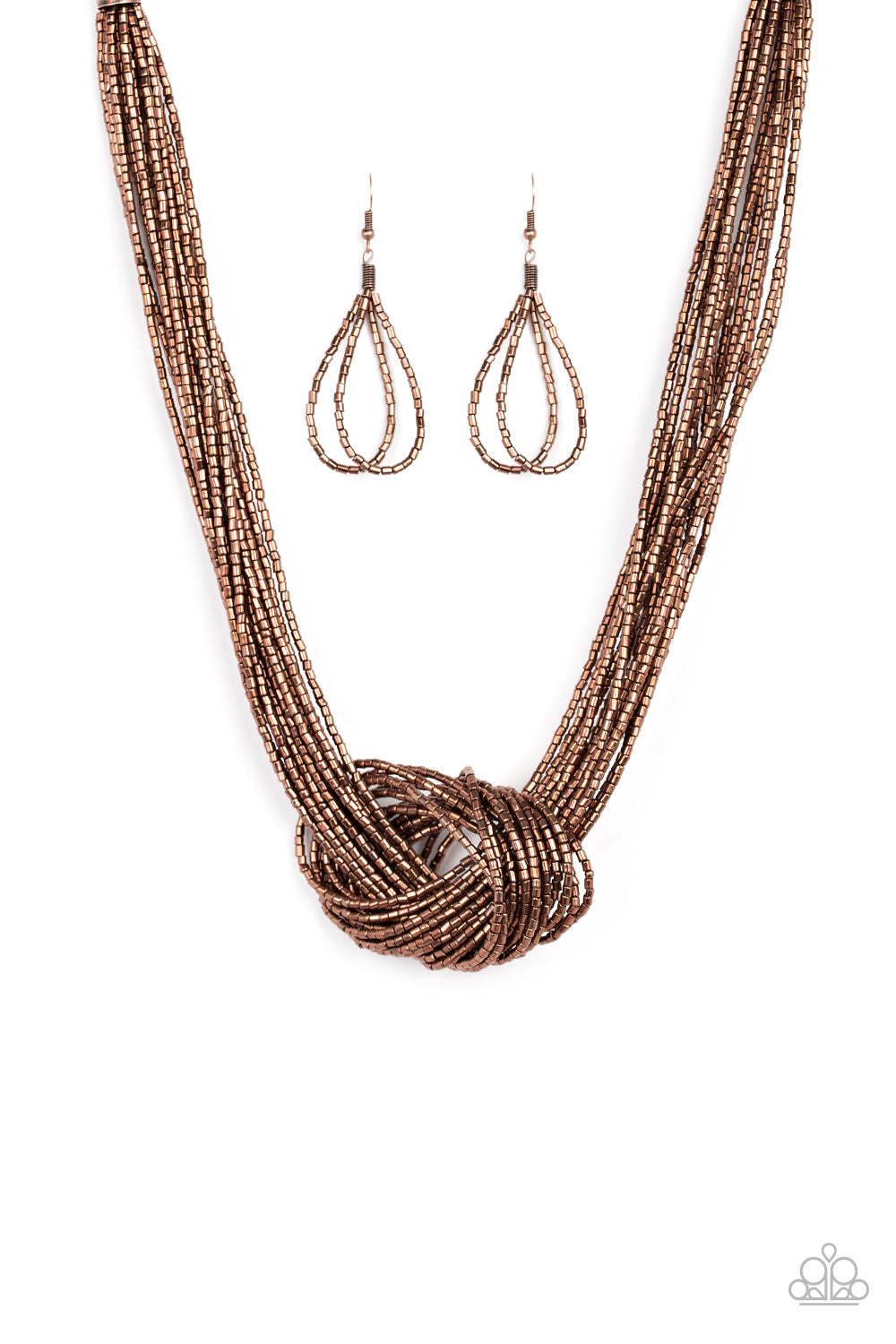 Knotted Knockout - Copper Paparazzi Accessories
