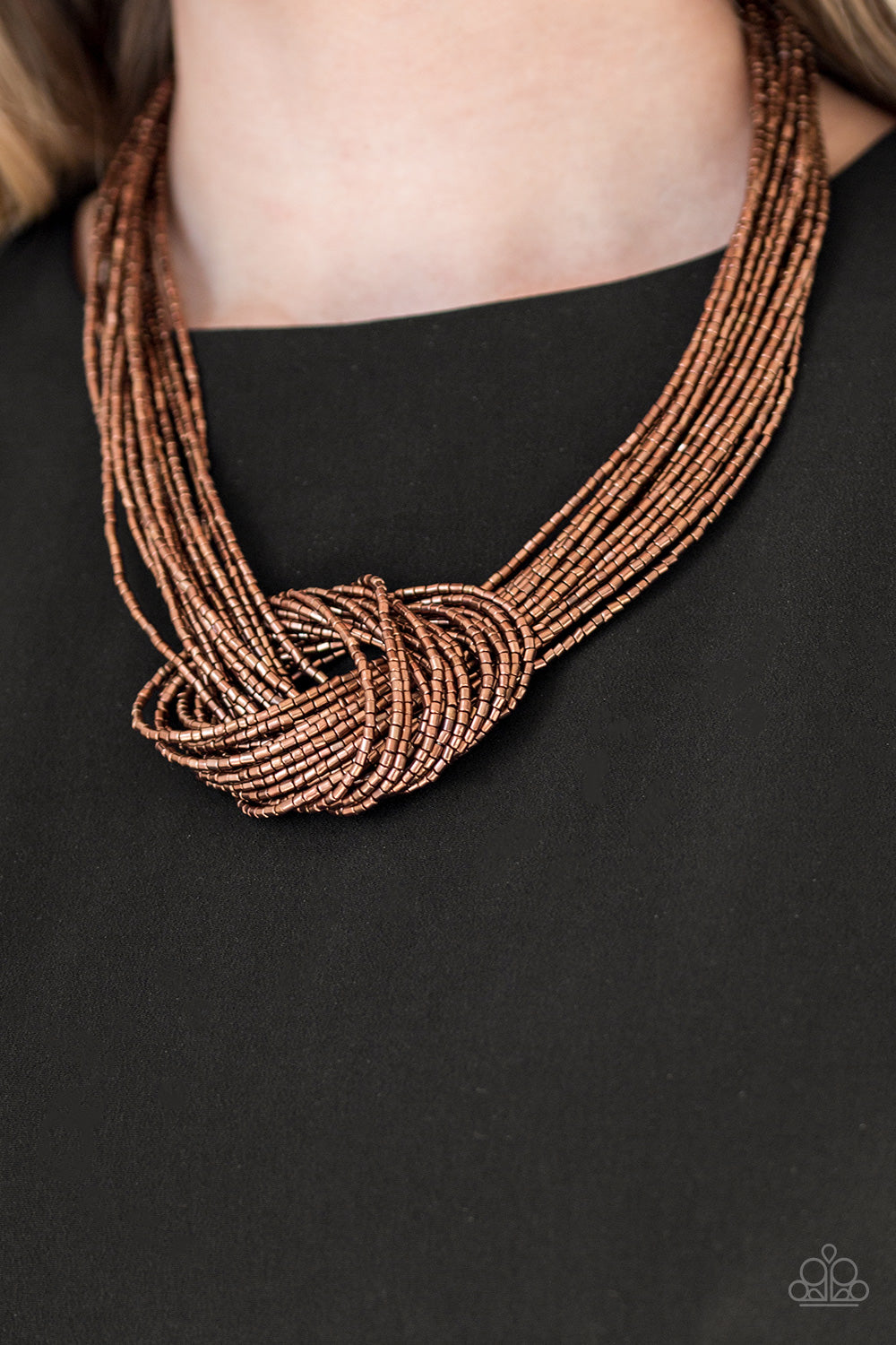 Knotted Knockout - Copper Paparazzi Accessories