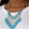 Venturous Vibes - Blue Paparazzi Accessories