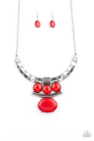 Paparazzi Accessories   Commander In CHIEFETTE - Red