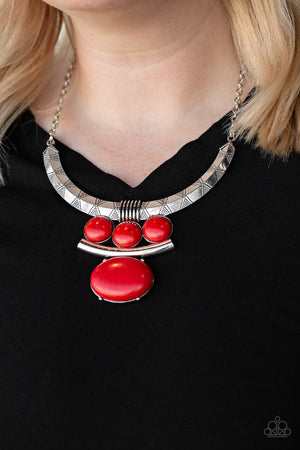 Paparazzi Accessories   Commander In CHIEFETTE - Red