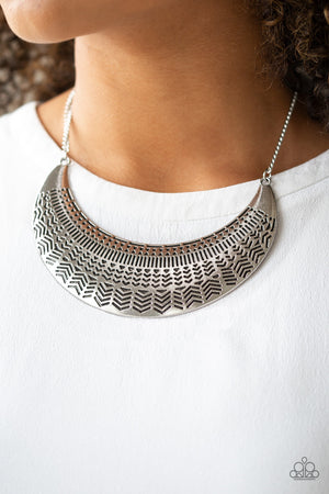 Large As Life - Silver Paparazzi Accessories