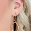 Paparazzi Accessories Bend OVAL Backwards - Gold