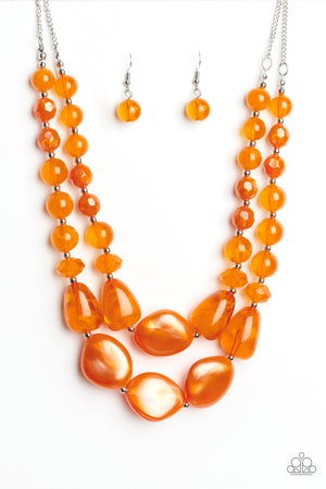 Beach Glam - Orange Paparazzi Accessories