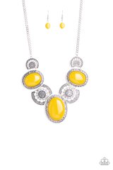 Paparazzi Accessories The Medallion-aire - Yellow