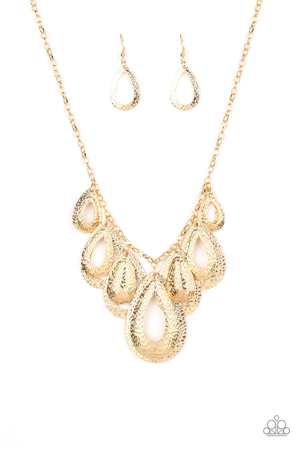 Teardrop Tempest - Gold Paparazzi