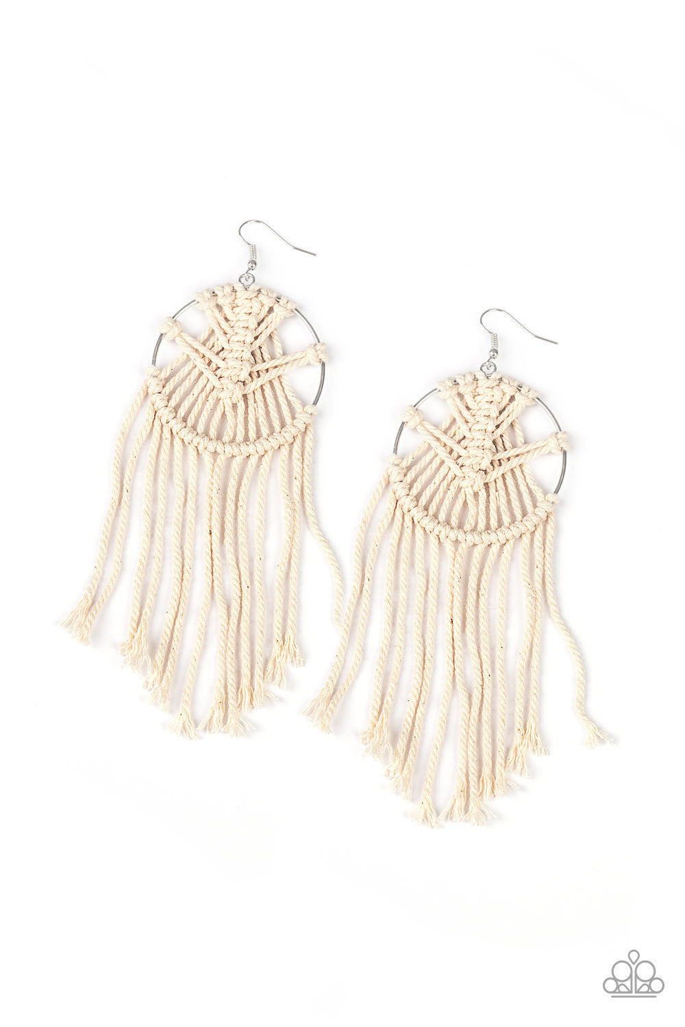 Paparazzi Accessories MACRAME, Myself, and I - White