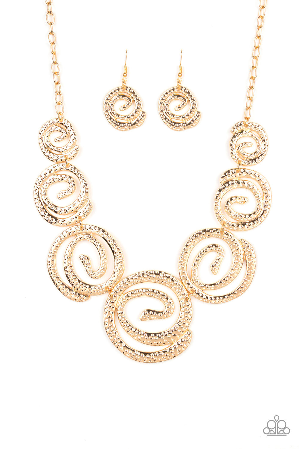 Paparazzi Accessories  Statement Swirl - Gold