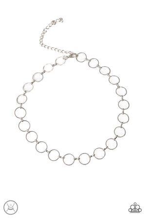 Paparazzi Metro Spunk Silver Neckle