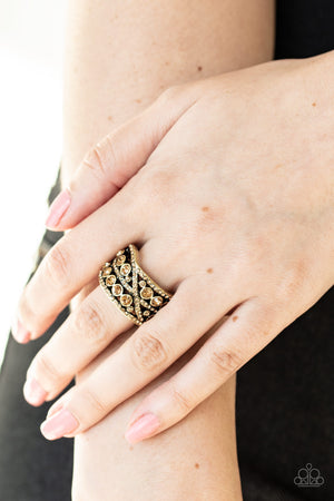 Paparazzi Accessories Elegant Effervescence - Brass