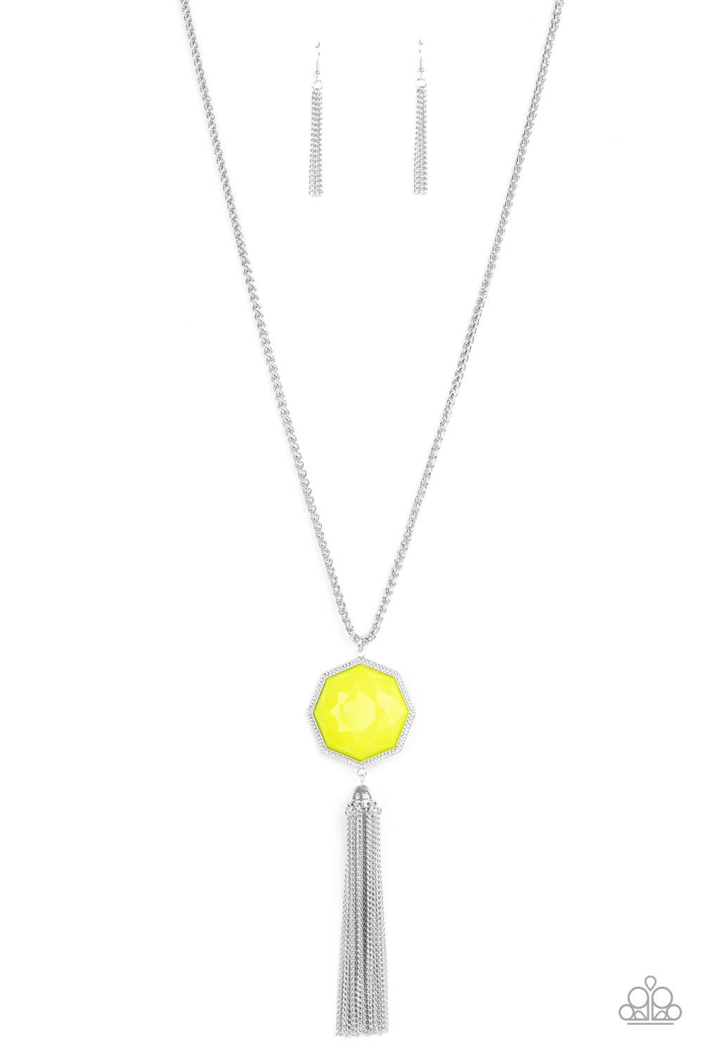 Prismatically Polygon - Yellow Paparazzi