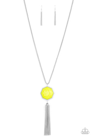 Prismatically Polygon - Yellow Paparazzi