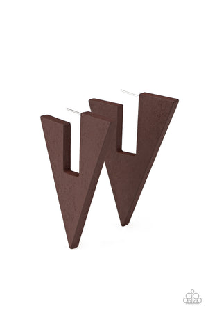 Boardroom-Bravado-Brown Paparazzi Accessories