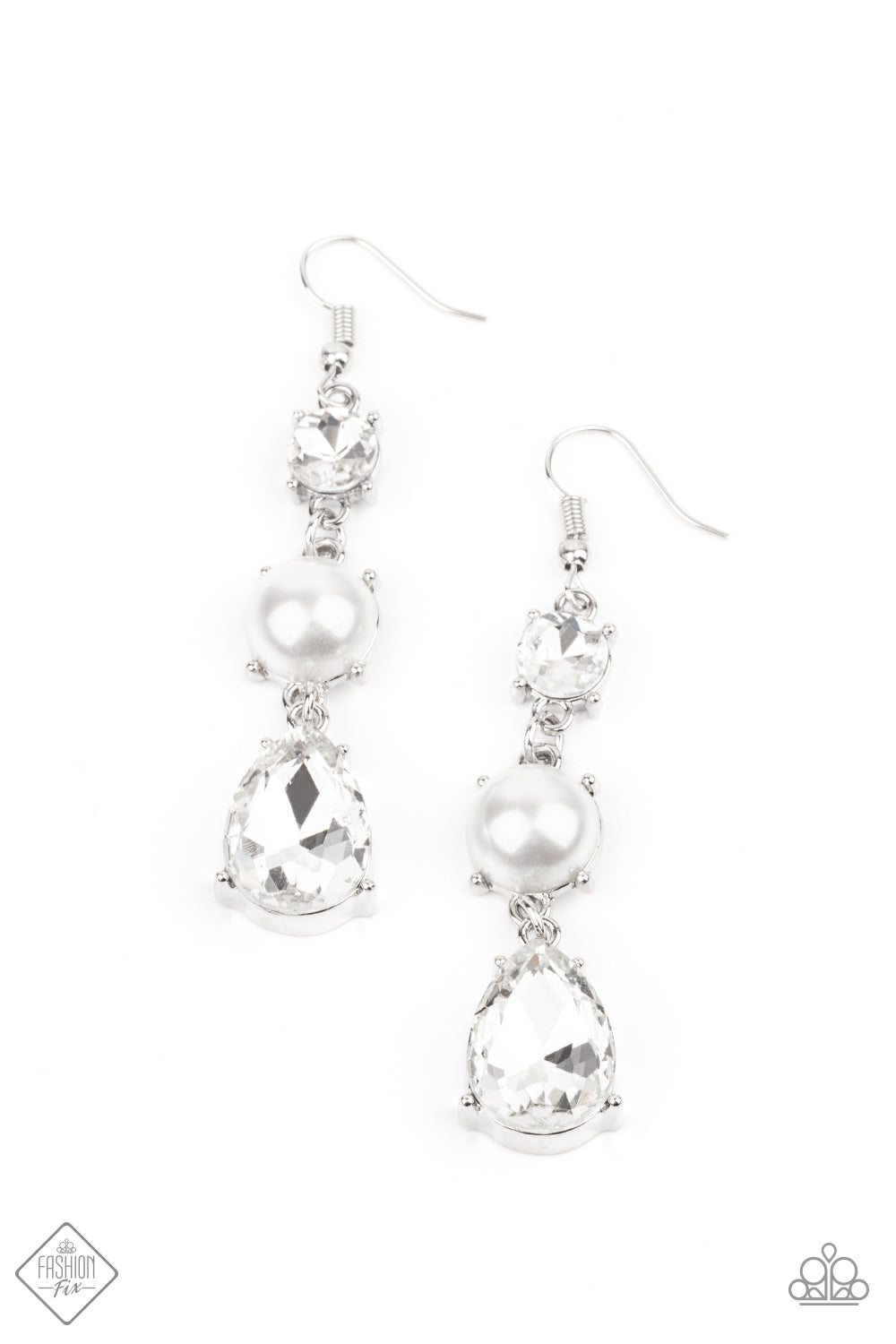 Unpredictable Shimmer - White Paparazzi Accessories