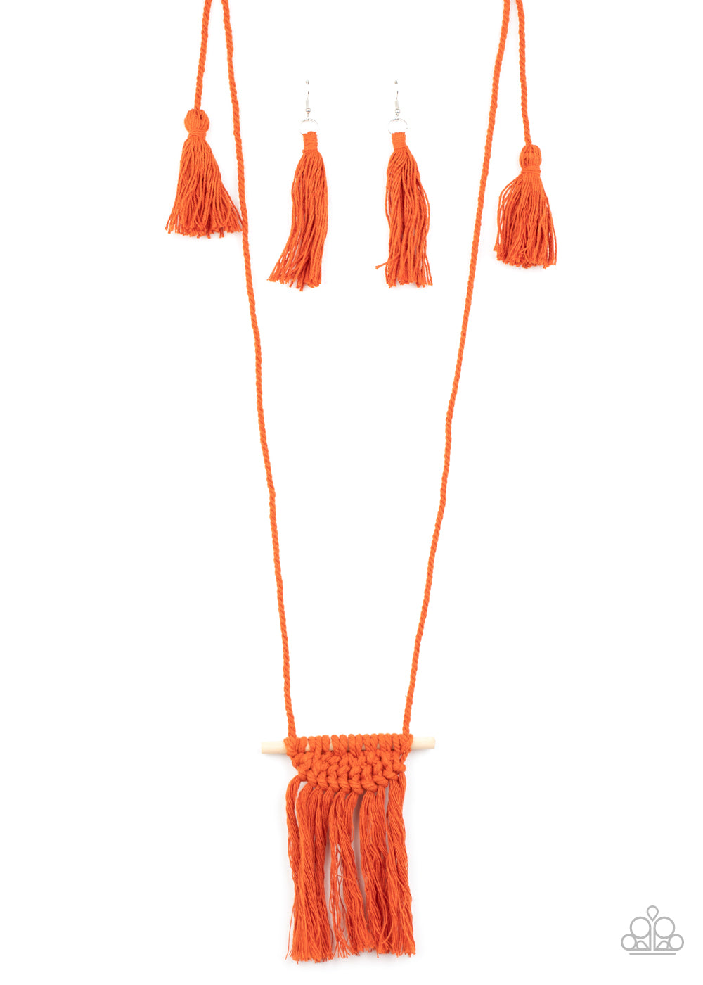 Between You and MACRAME - Orange Paparazzi Accessories
