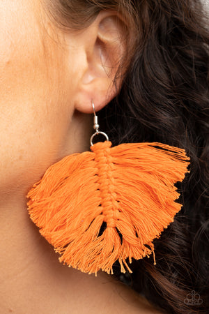 Macrame Mamba - Orange Paparazzi Accessories