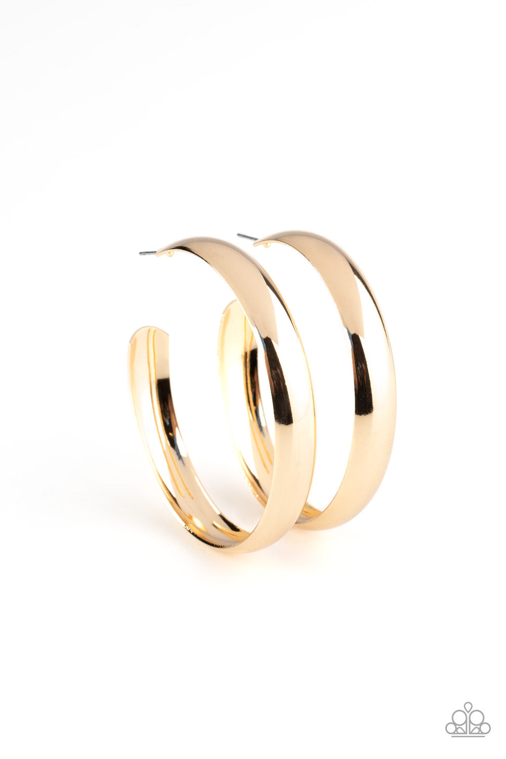 Kick Em To The CURVE - Gold Paparazzi Accessories