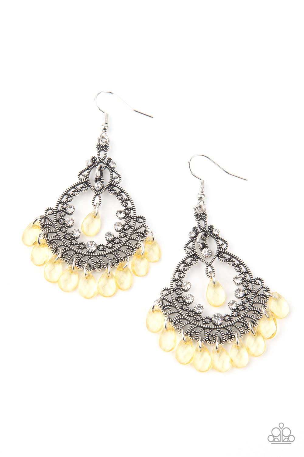 Lyrical Luster - Yellow Paparazzi Accessories