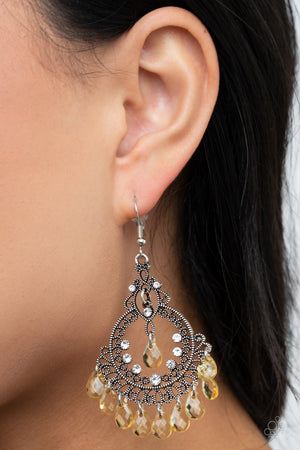 Lyrical Luster - Yellow Paparazzi Accessories