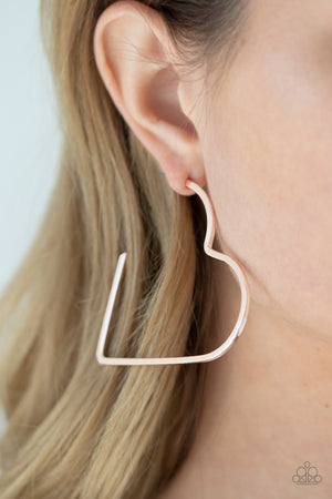 I HEART a Rumor - Rose Gold Paparazzi Accessories