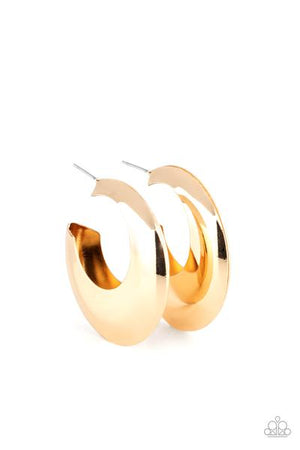 Chic CRESCENTO- Gold Paparazzi Accessories