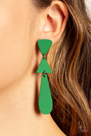 Retro Redux Green Paparazzi Accessories