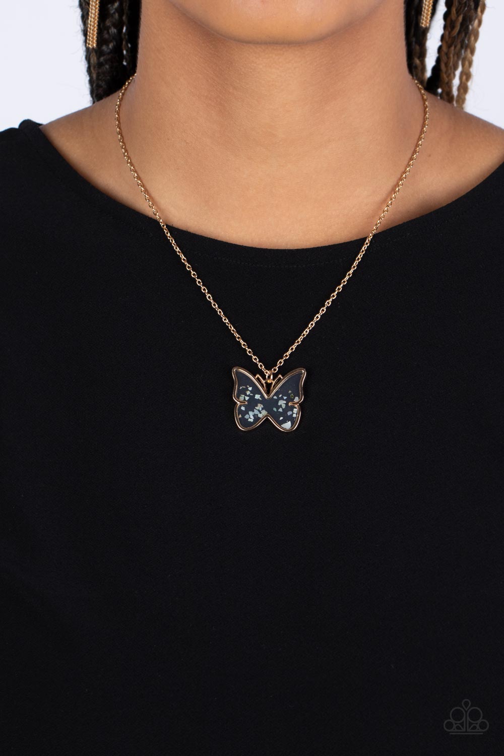Paparazzi Accessories Gives Me Butterflies-Gold