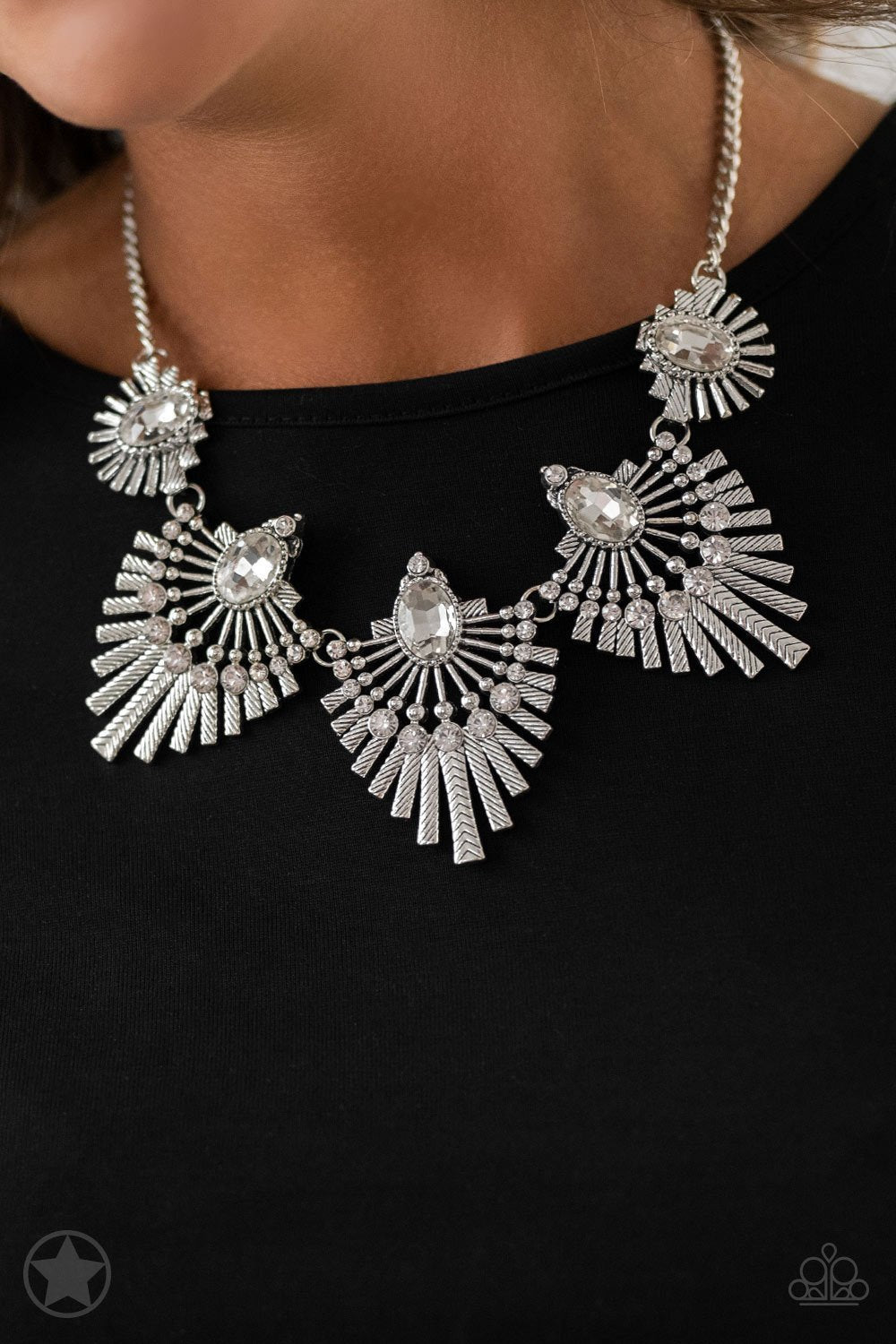 Paparazzi Accessories Miss YOU-niverse Silver Necklace Set