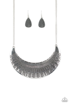 Large As Life - Silver Paparazzi Accessories