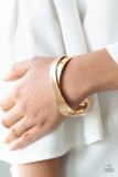 Haven't Sheen Nothing Yet Gold Bracelet Paparazzi