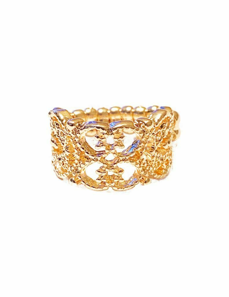 Tell Me How You Really Frill Rose Gold Ring Paparazzi Accessories